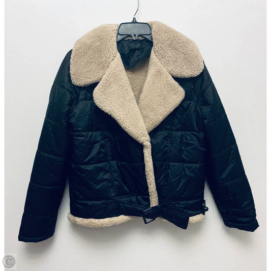 Coat Puffer & Quilted By Rd Style In Black, Size: M