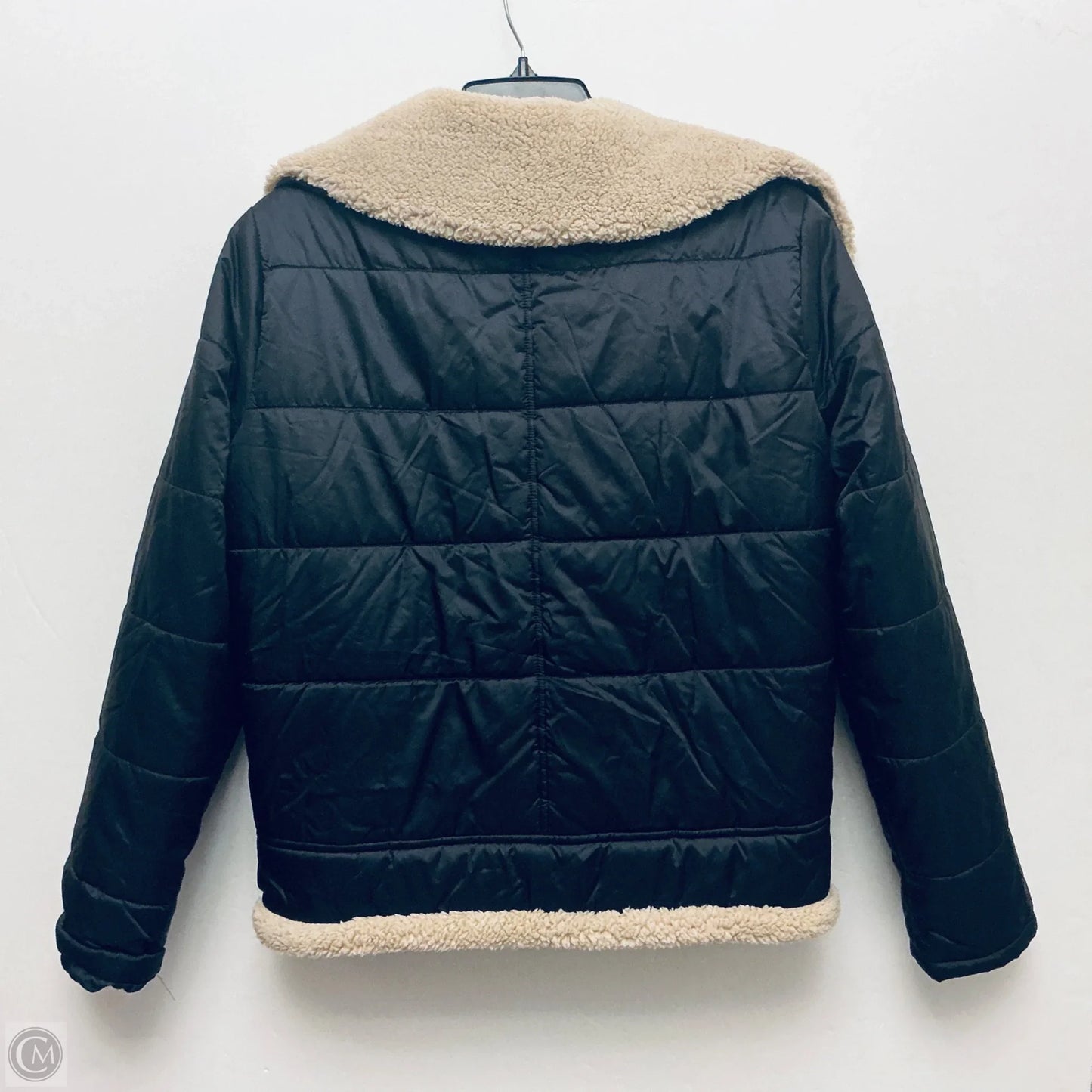 Coat Puffer & Quilted By Rd Style In Black, Size: M