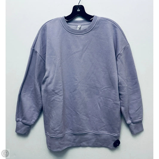 Sweatshirt Crewneck By Zella In Purple, Size: Xs
