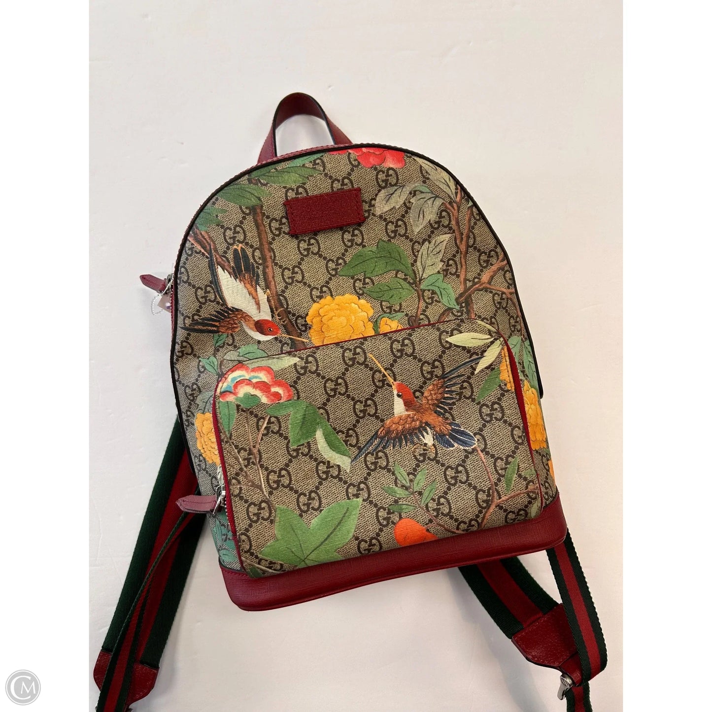 Backpack Luxury Designer By Gucci, Size: Small