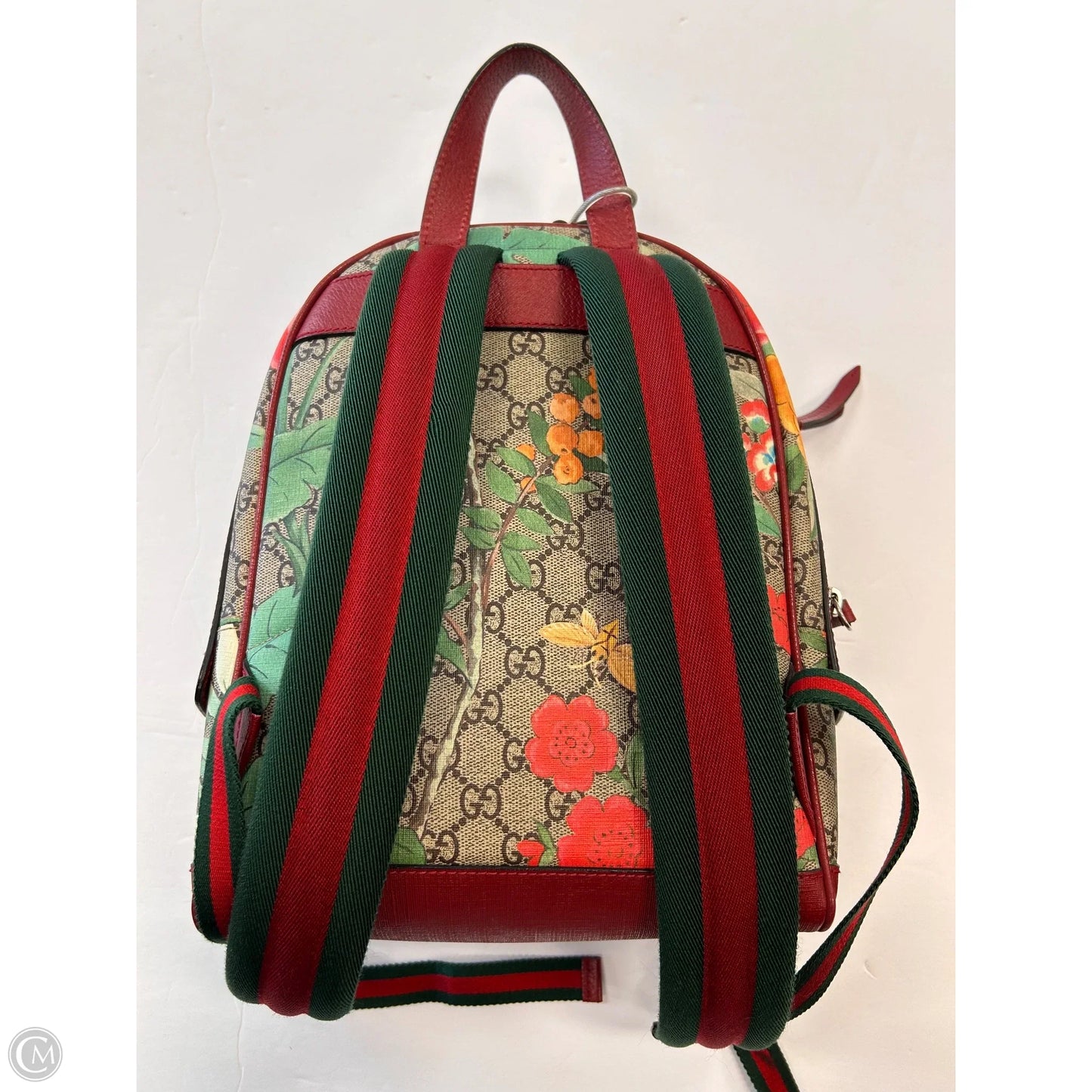 Backpack Luxury Designer By Gucci, Size: Small