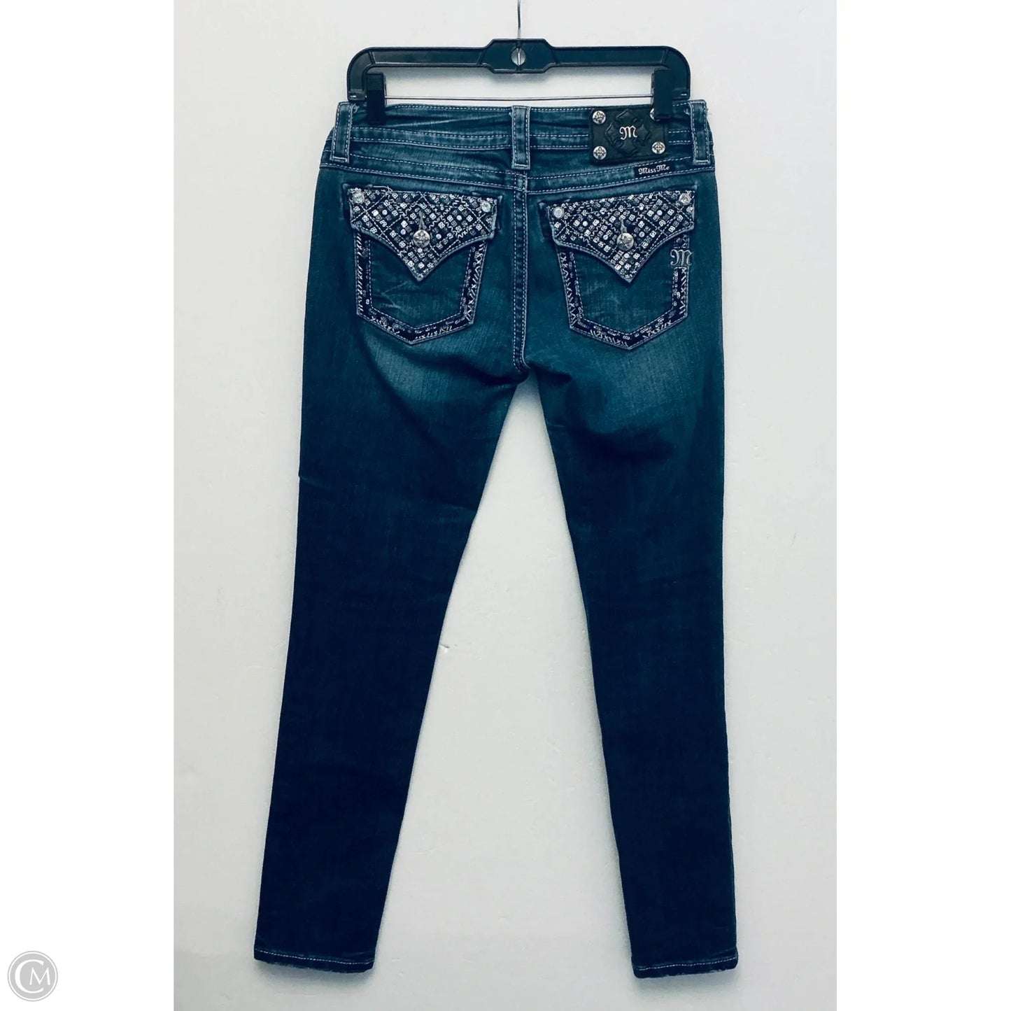 Jeans Skinny By Miss Me In Blue Denim, Size: 6