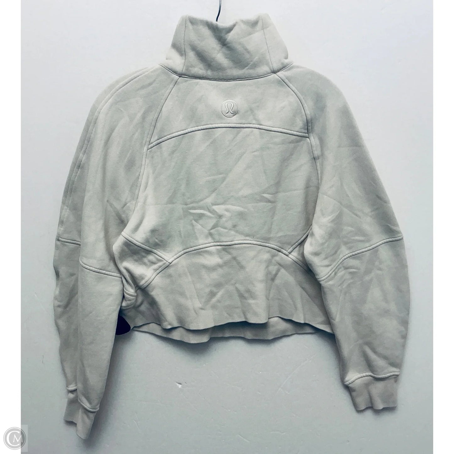 Sweatshirt Collar By Lululemon In Cream, Size: Xs
