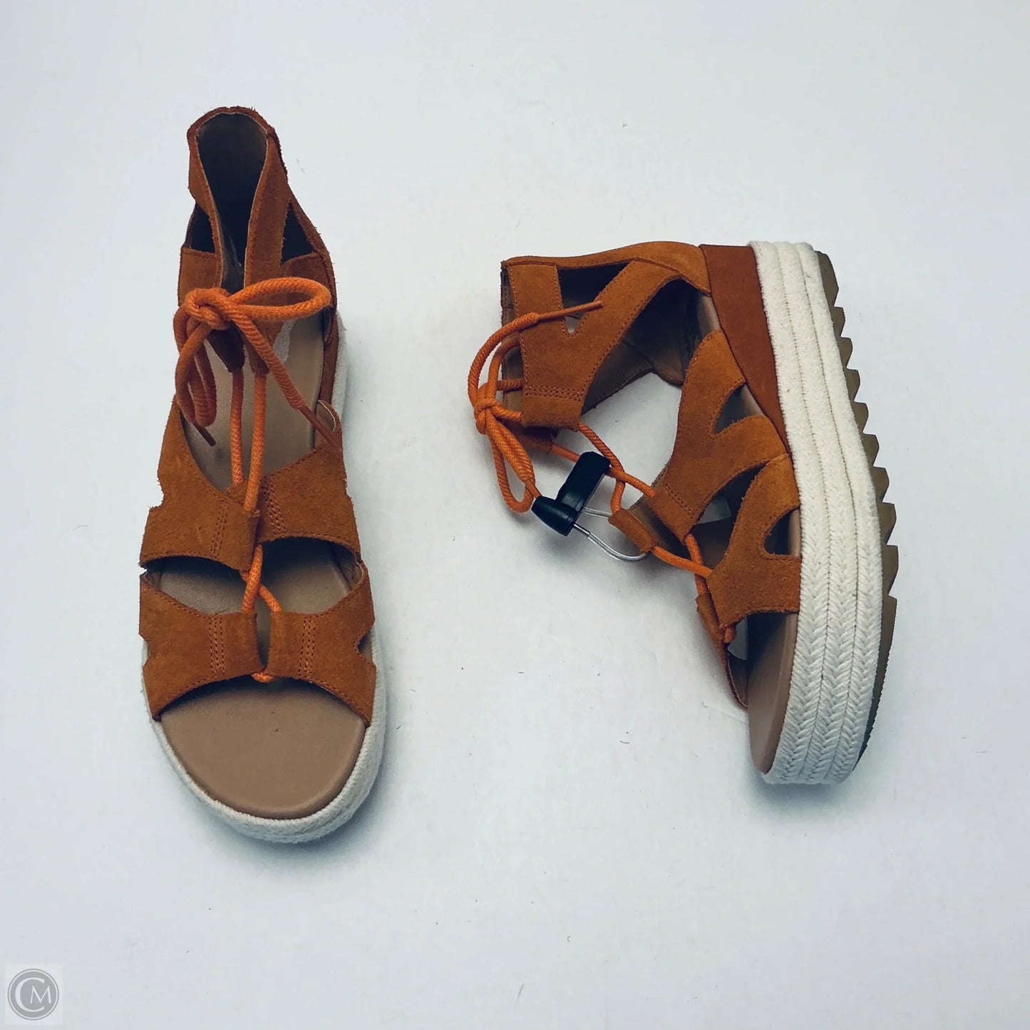 Sandals Flats By Sorel In Orange, Size: 8.5