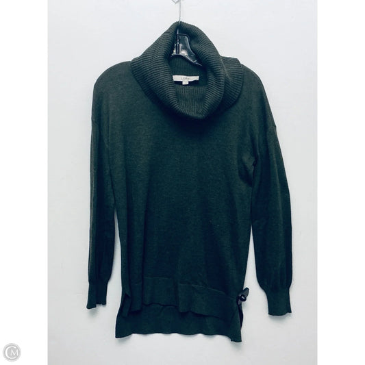 Sweatshirt Collar By Loft In Green, Size: S