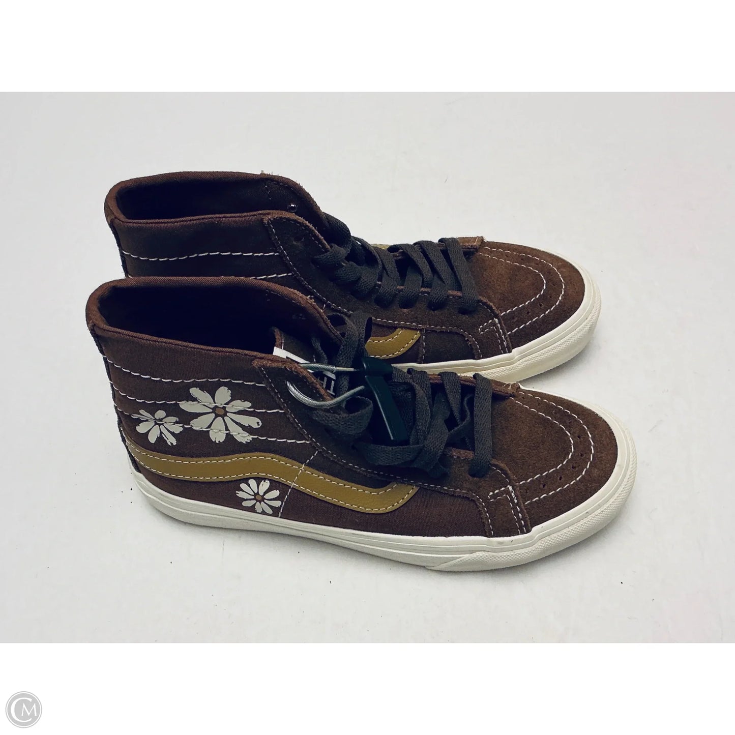 Shoes Sneakers By Vans In Brown, Size: 6