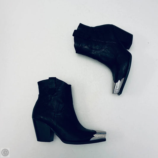 Boots Ankle Heels By Gianni Bini In Black, Size: 6.5