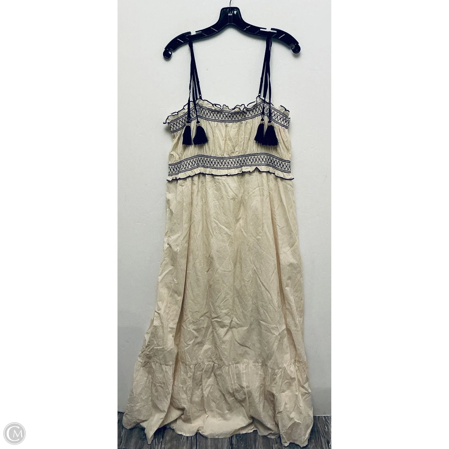 Dress Casual Maxi By Clothes Mentor In Cream, Size: L