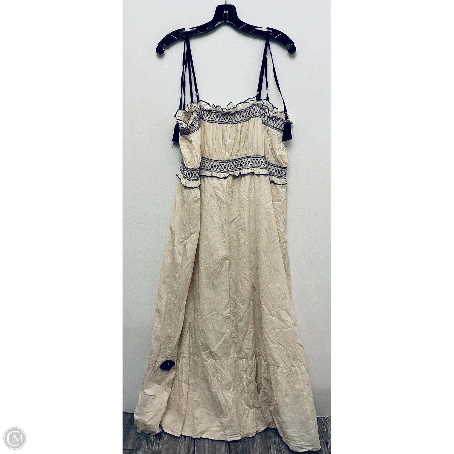 Dress Casual Maxi By Clothes Mentor In Cream, Size: L
