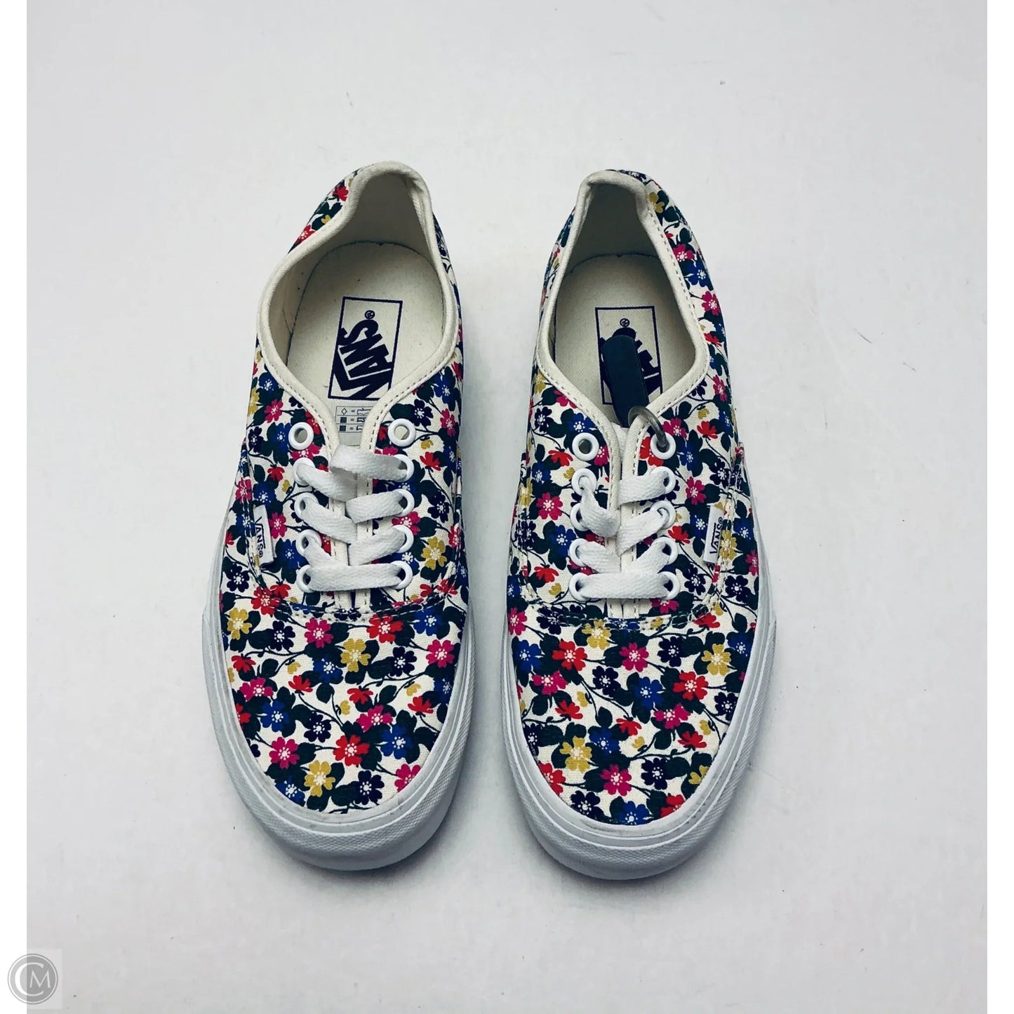 Shoes Sneakers By Vans In Floral Print, Size: 8