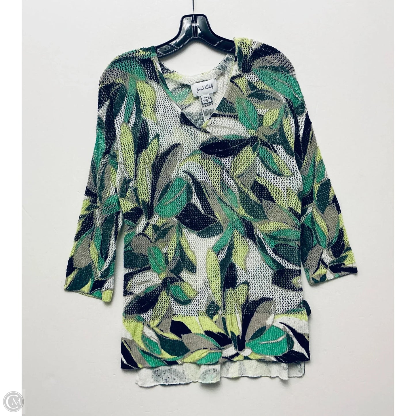 Top Long Sleeve By Joseph Ribkoff In Green, Size: M
