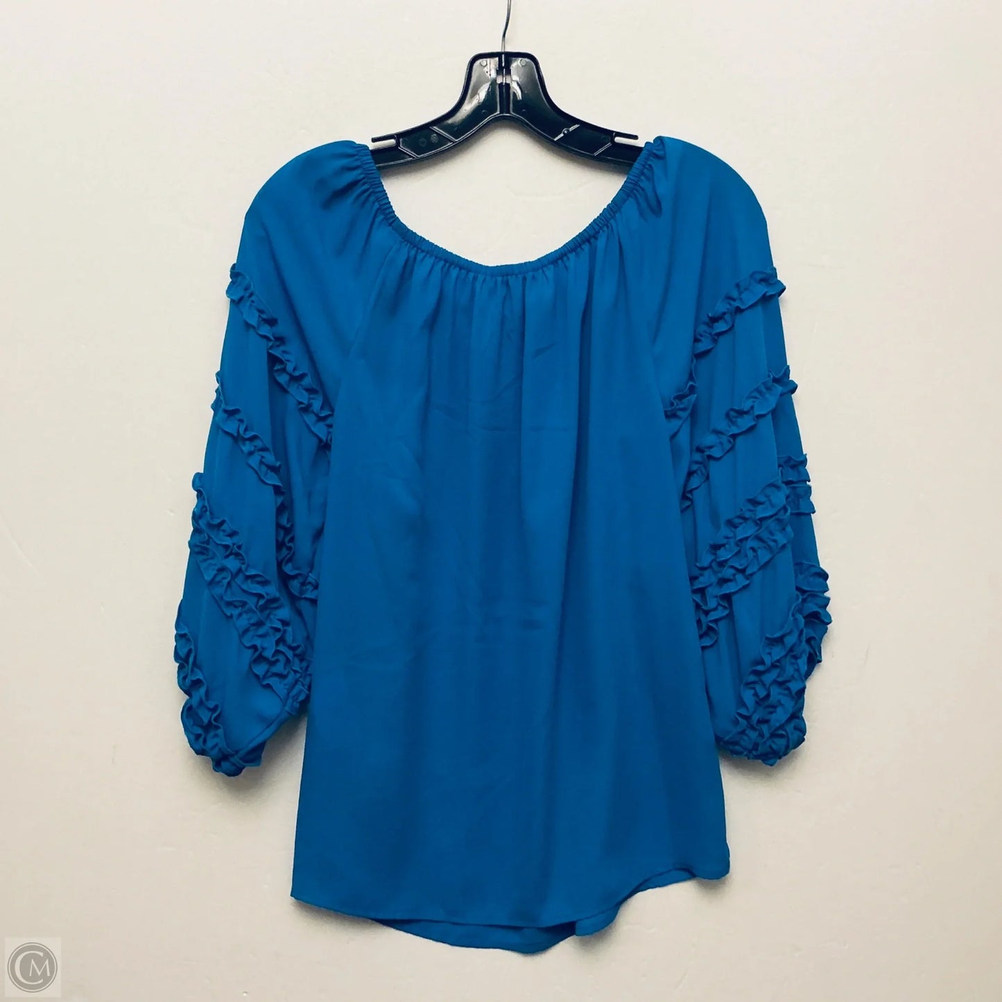 Top Long Sleeve By Joseph Ribkoff In Blue, Size: Xs