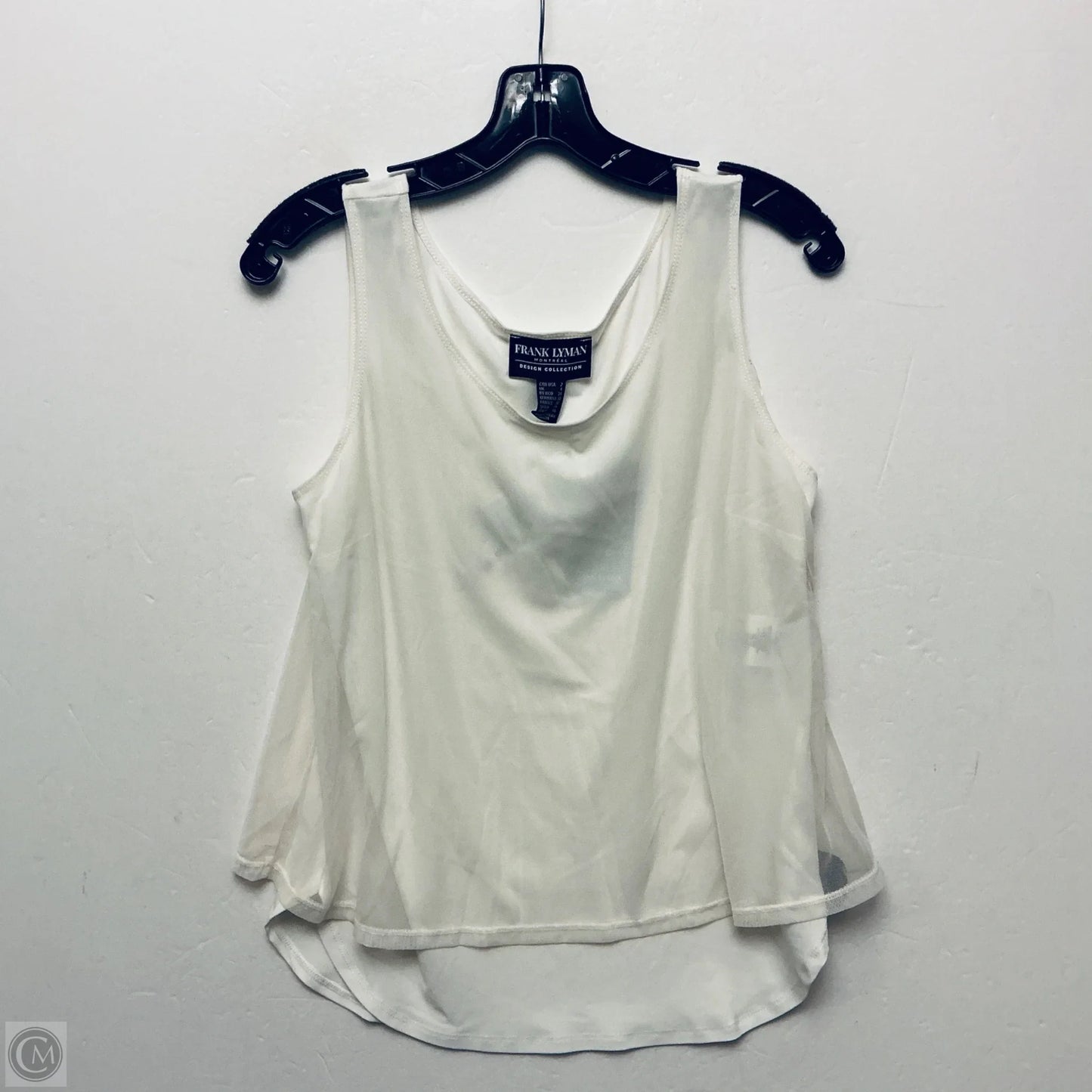 Top Sleeveless By Frank Lyman In White, Size: Xs