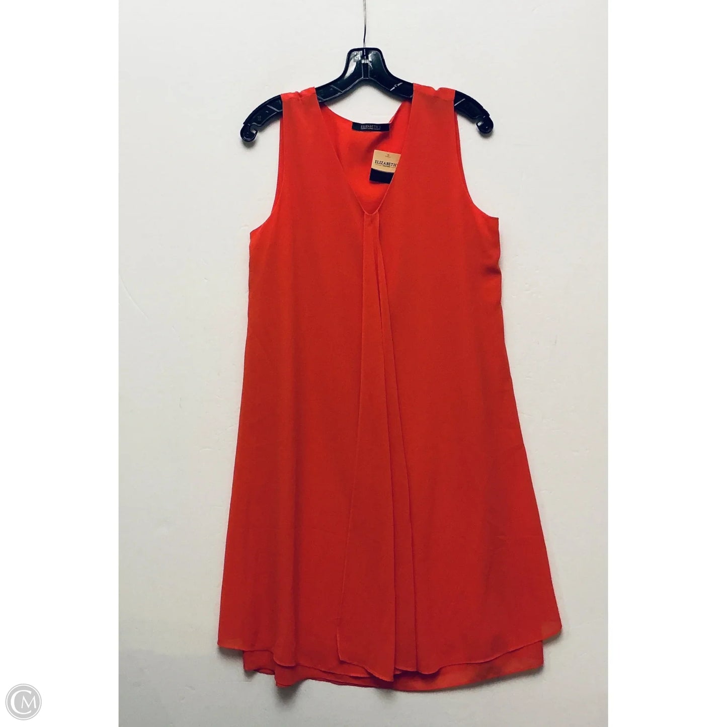 Dress Casual Midi By Cmb In Orange, Size: M