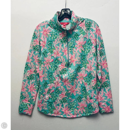 Jacket Designer By Lilly Pulitzer In Green & Pink, Size: M