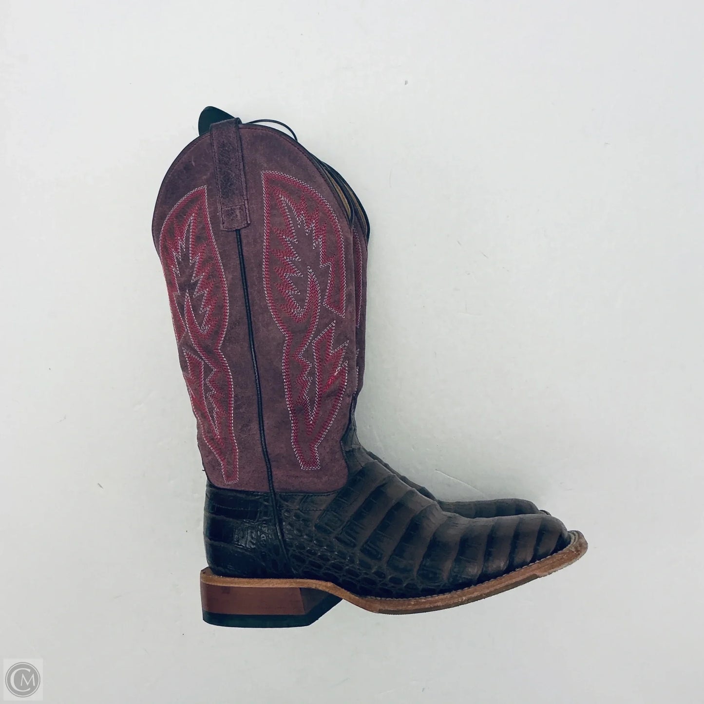 Boots Western By Cmb In Brown & Purple, Size: 7.5