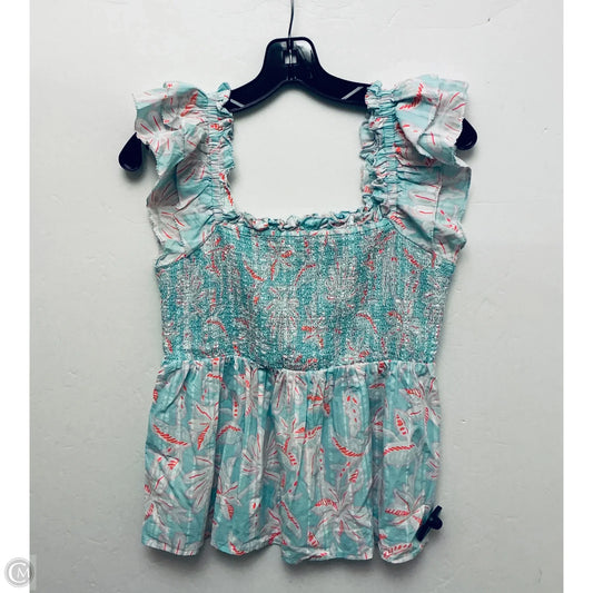 Top Sleeveless By Vineyard Vines In Blue, Size: S