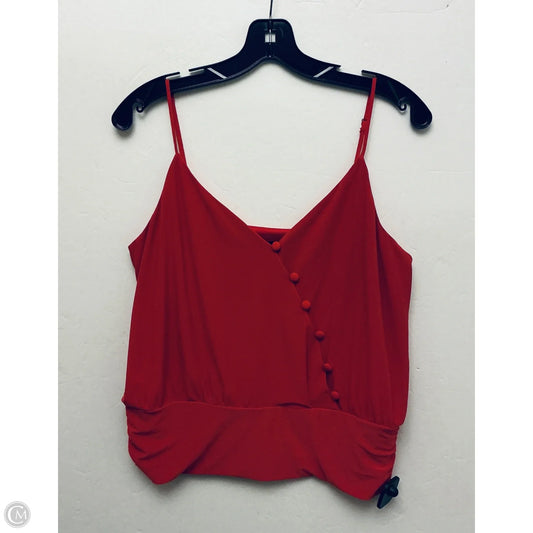 Top Sleeveless By White House Black Market In Red, Size: M