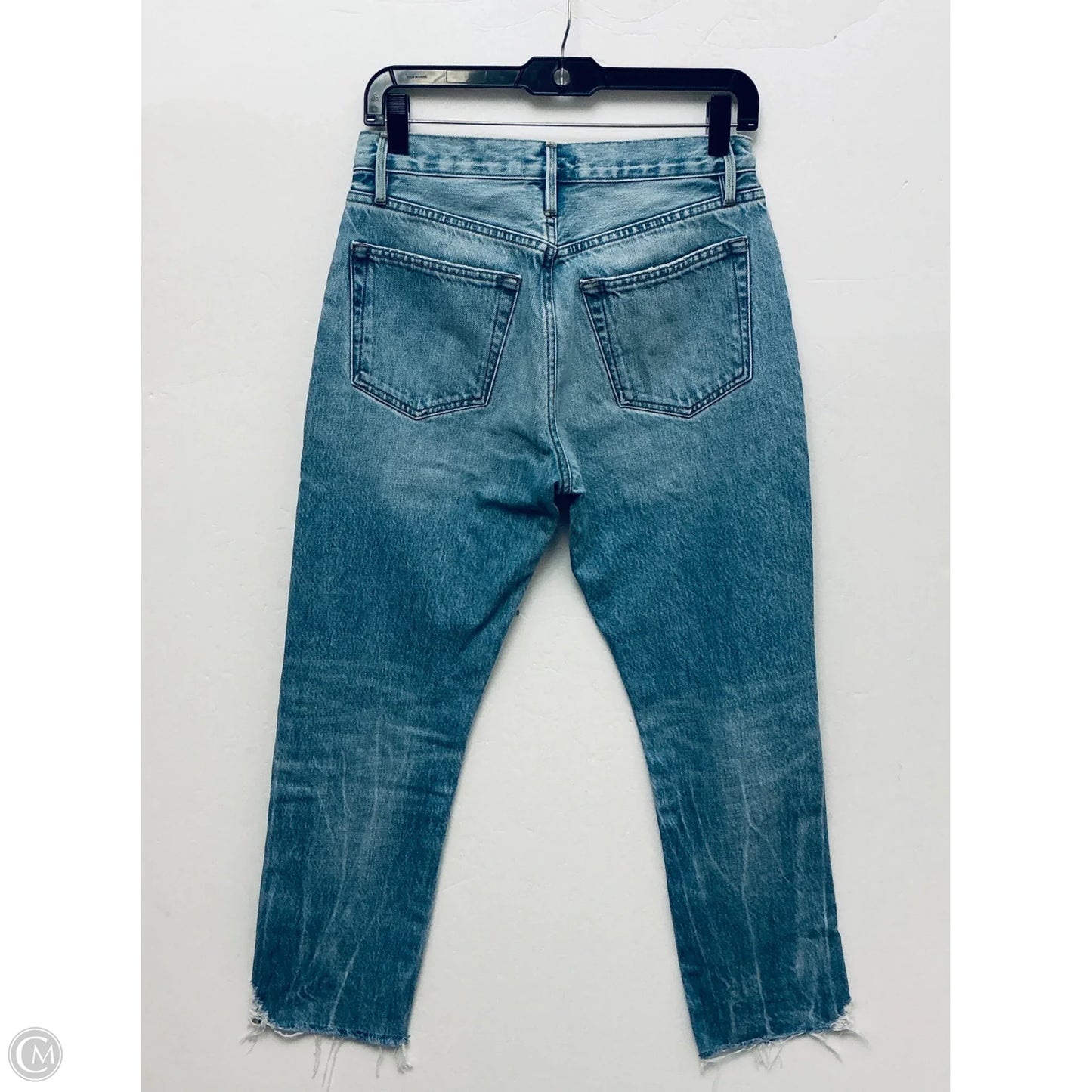 Jeans Straight By Frame In Blue Denim, Size: 2