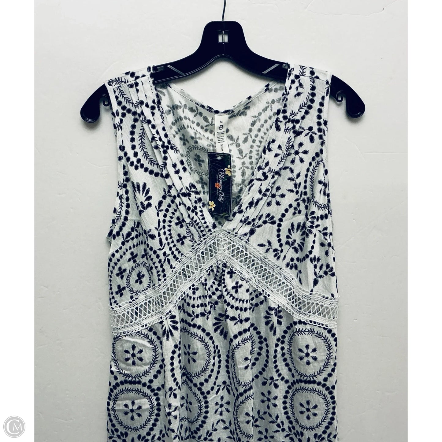 Dress Casual Midi By Blooming Jelly In Black & White, Size: M