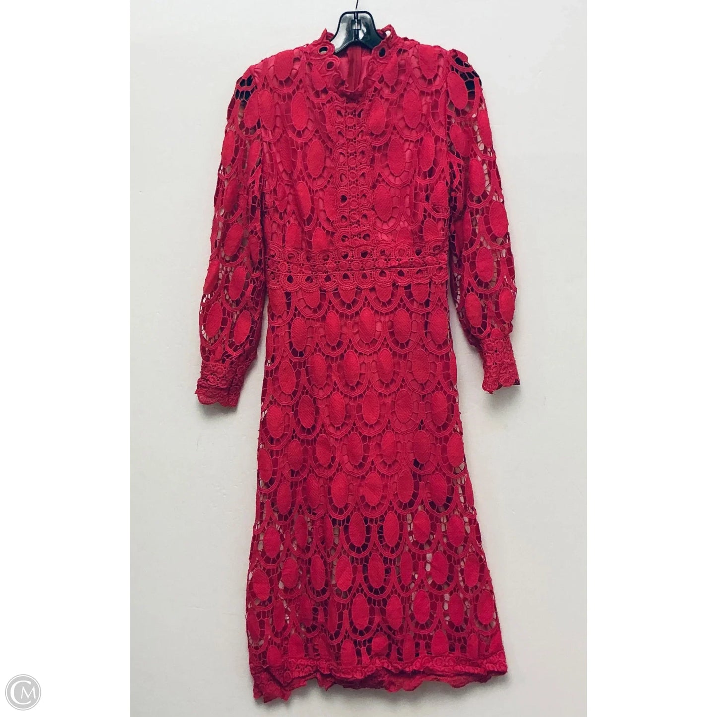 Dress Party Long By Clothes Mentor In Pink, Size: S