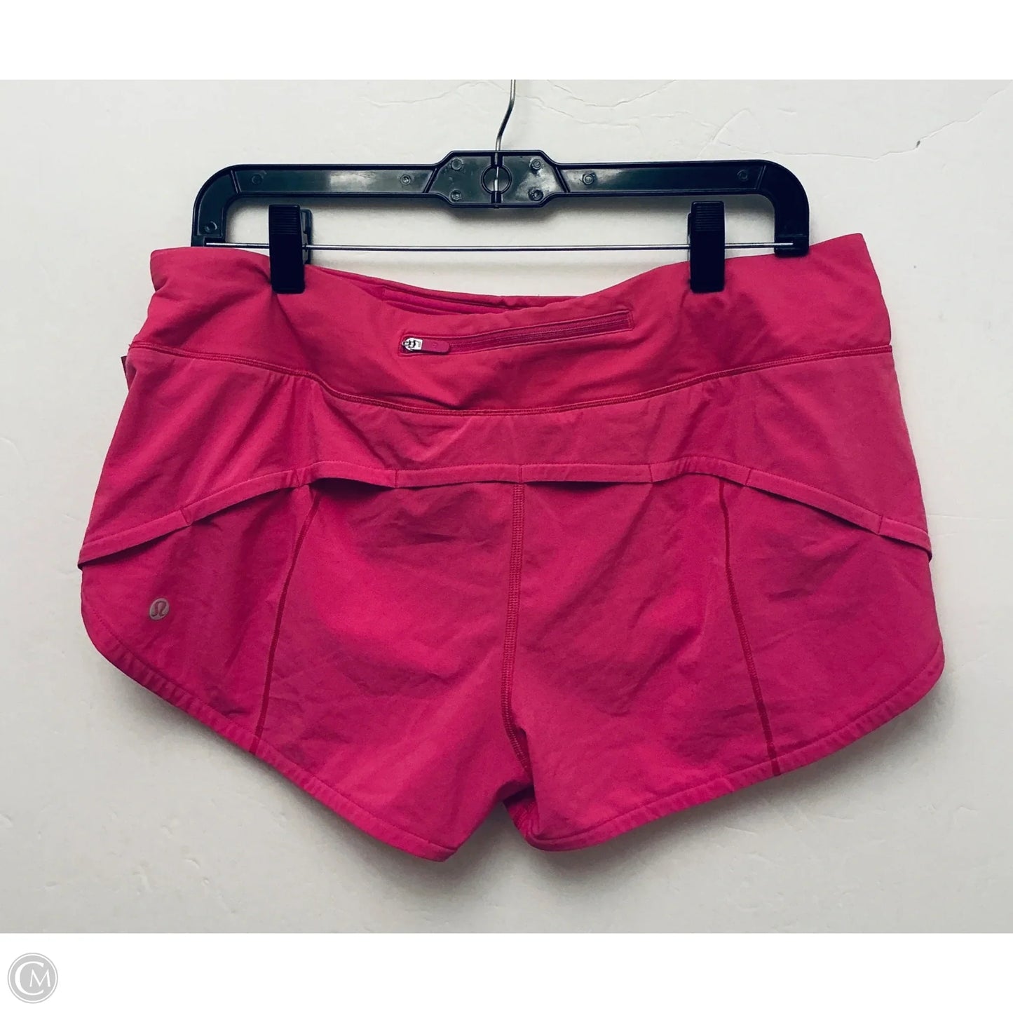 Athletic Shorts By Lululemon In Pink, Size: 10