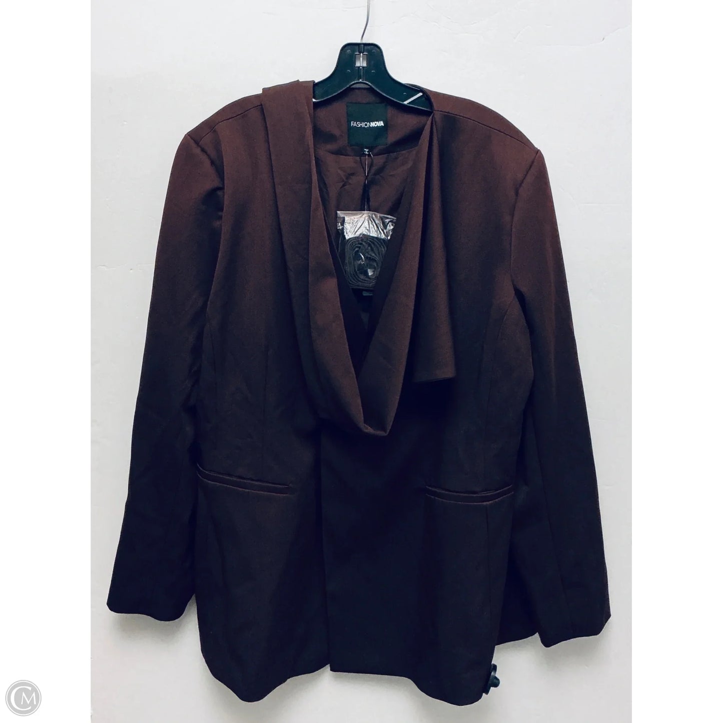 Pants Suit 2pc By Fashion Nova In Brown, Size: 2x