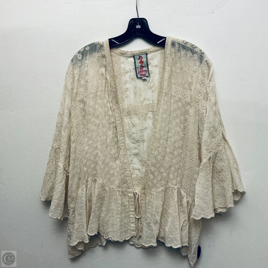 Kimono By Johnny Was In Cream, Size: Xl
