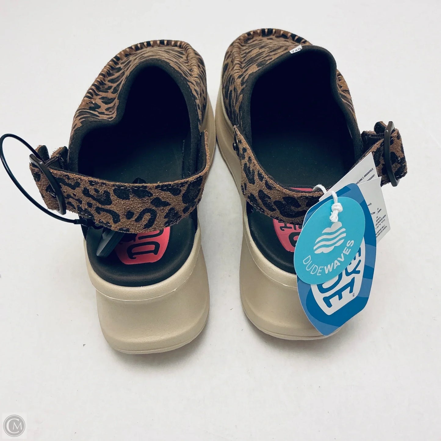 Shoes Heels Platform By Hey Dude In Animal Print, Size: 10