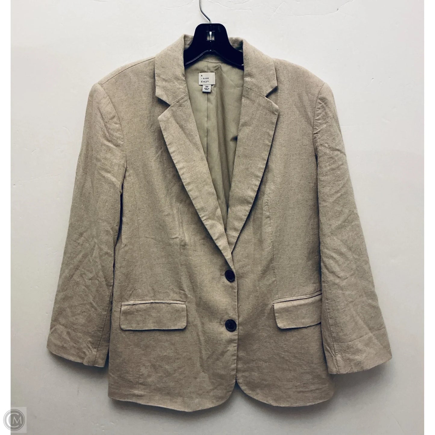 Blazer By A New Day In Tan, Size: Xs