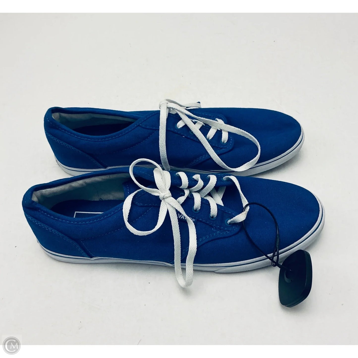 Shoes Flats By Vans In Blue, Size: 10