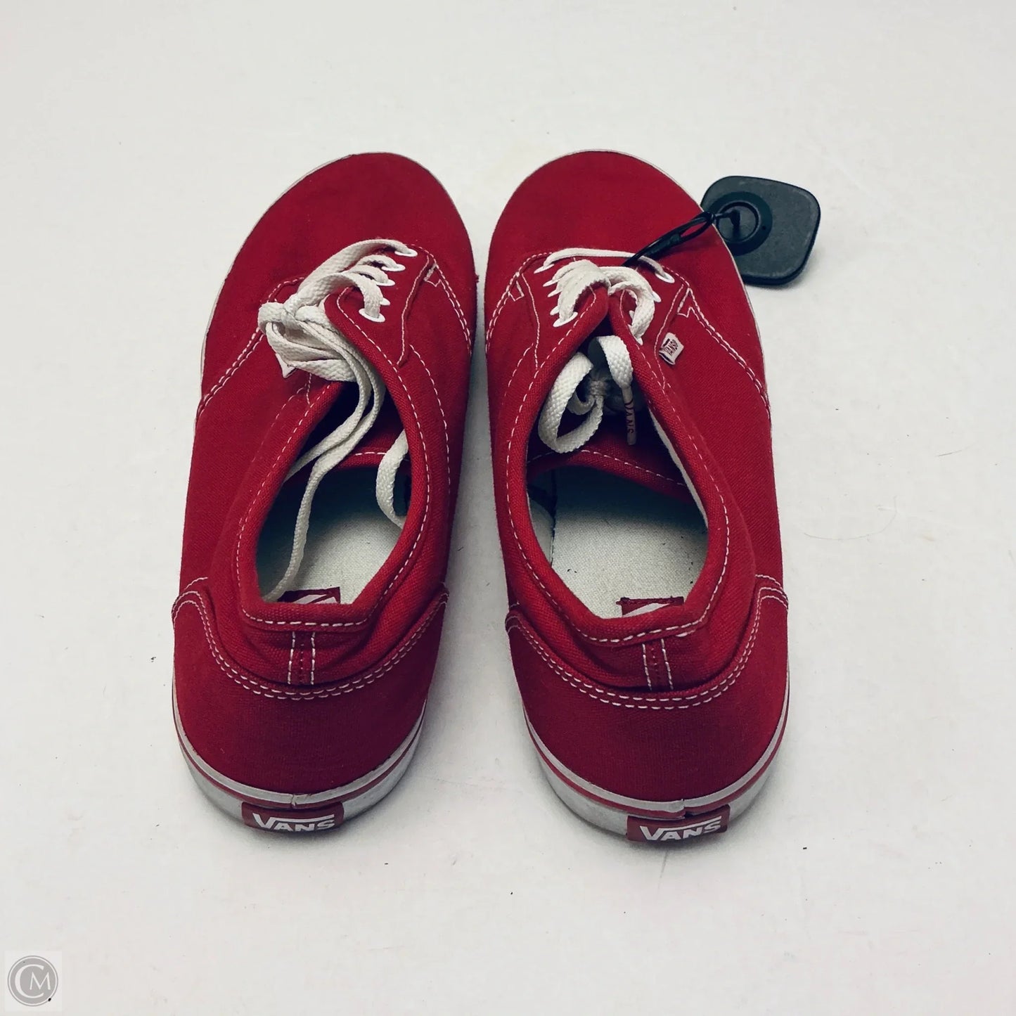 Shoes Flats By Vans In Red, Size: 10