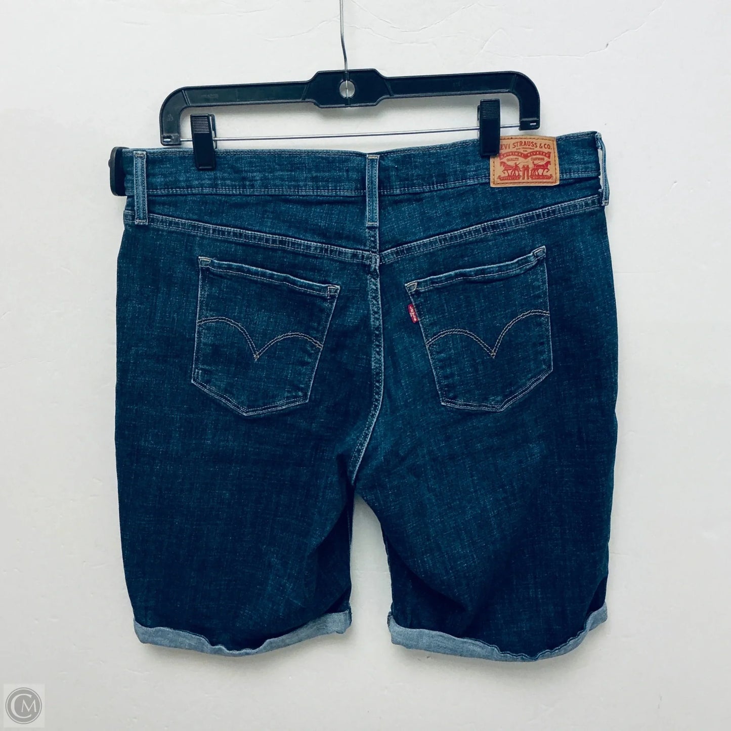 Shorts By Levis In Blue Denim, Size: 16