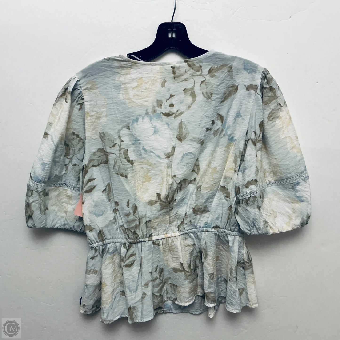 Top Short Sleeve By Ana In Blue, Size: M