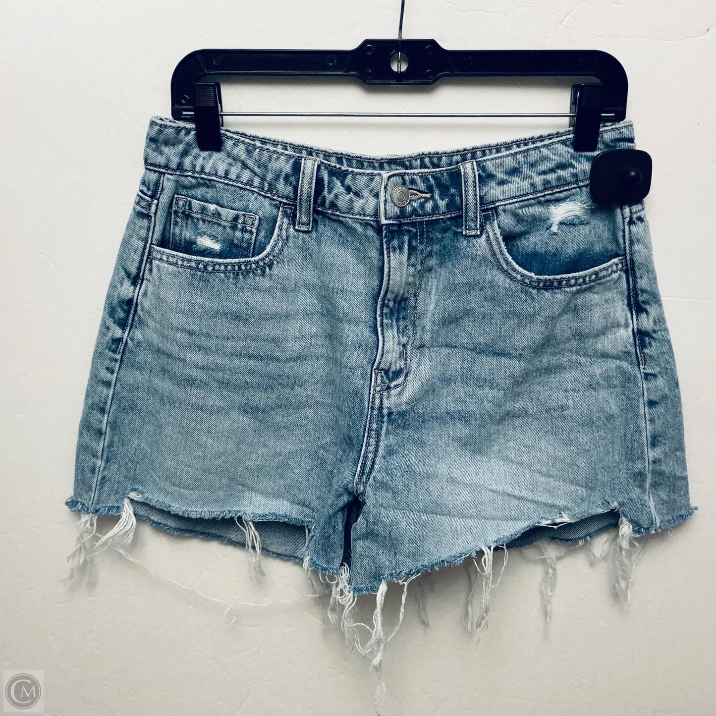 Shorts By Zenana In Blue Denim, Size: L