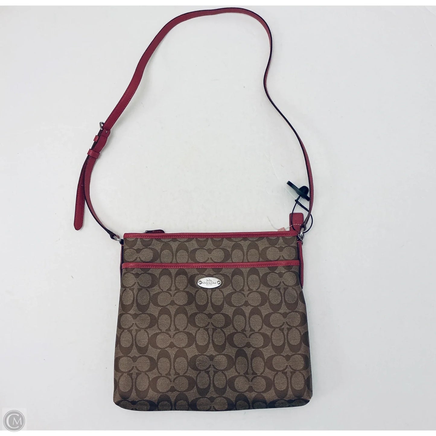 Crossbody Designer By Coach, Size: Large