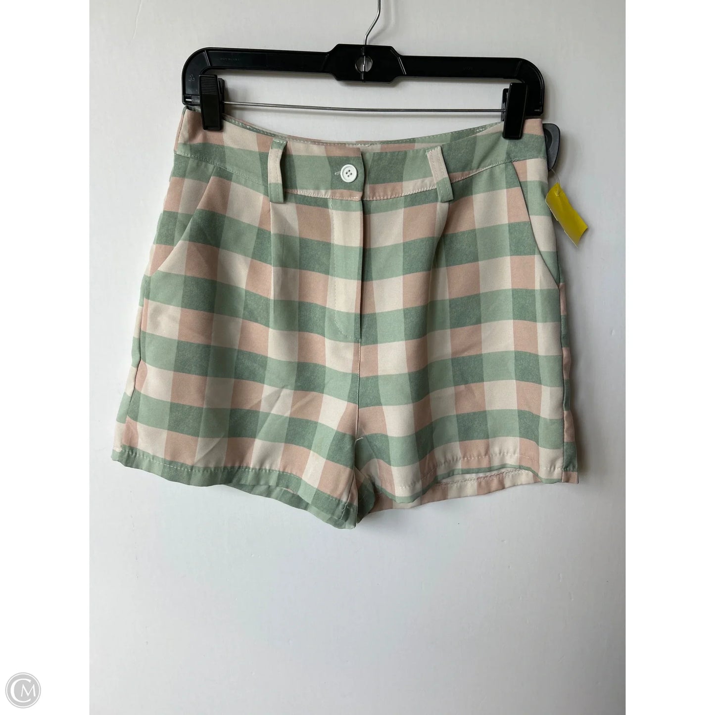 Shorts Set By Venti6 In Plaid Pattern, Size: M