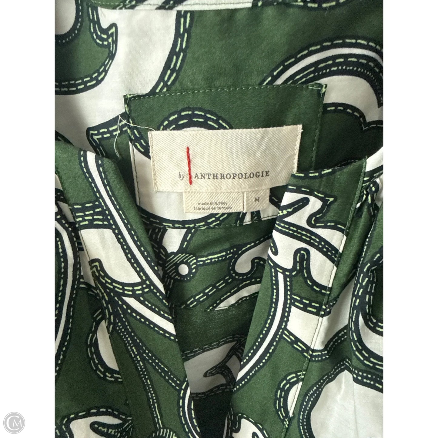Dress Party Long By Anthropologie In Green, Size: M
