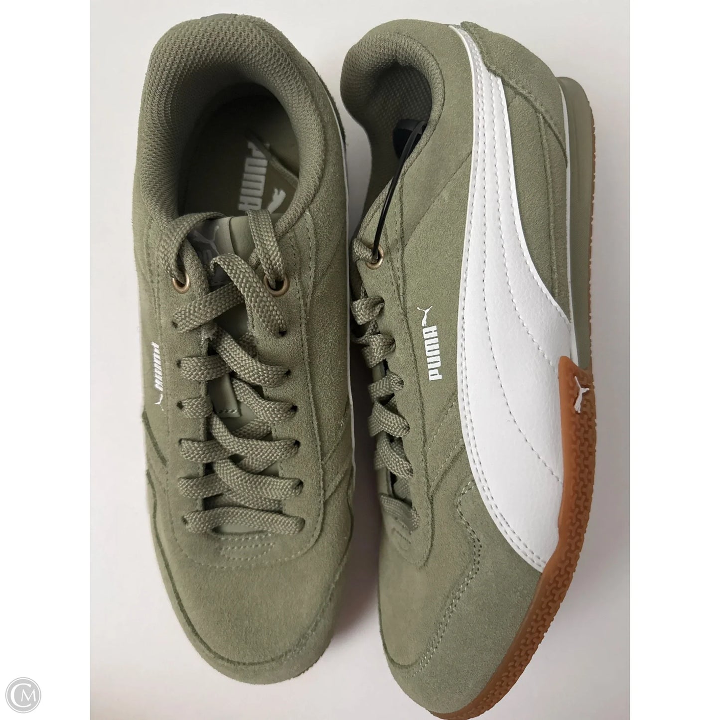 Shoes Sneakers By Puma In Green, Size: 9.5