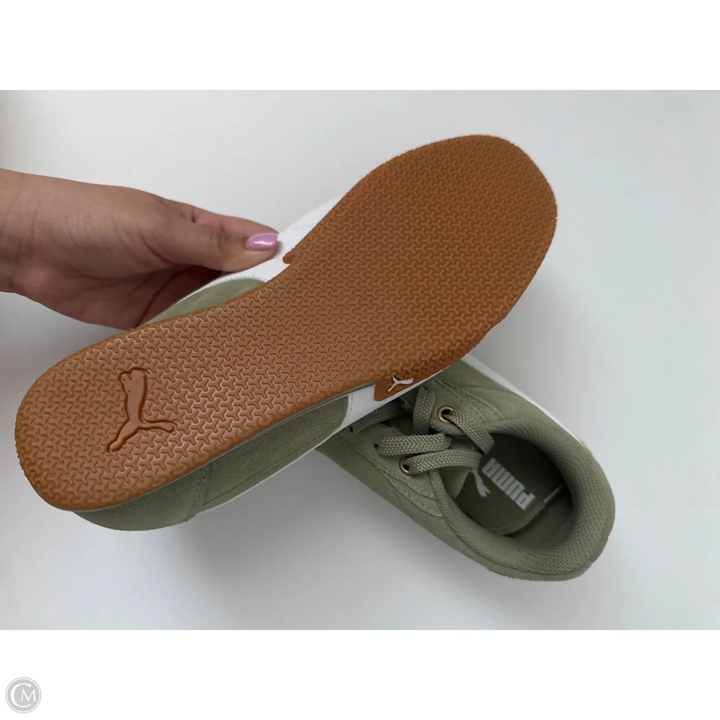 Shoes Sneakers By Puma In Green, Size: 9.5