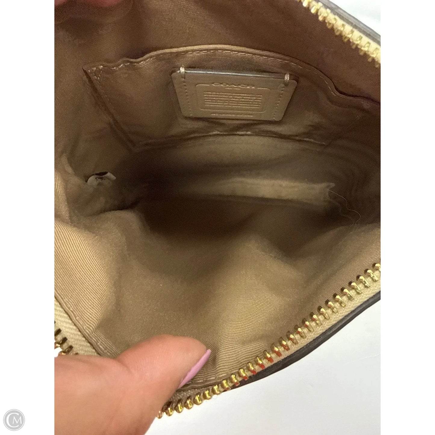 Crossbody Designer By Coach, Size: Small
