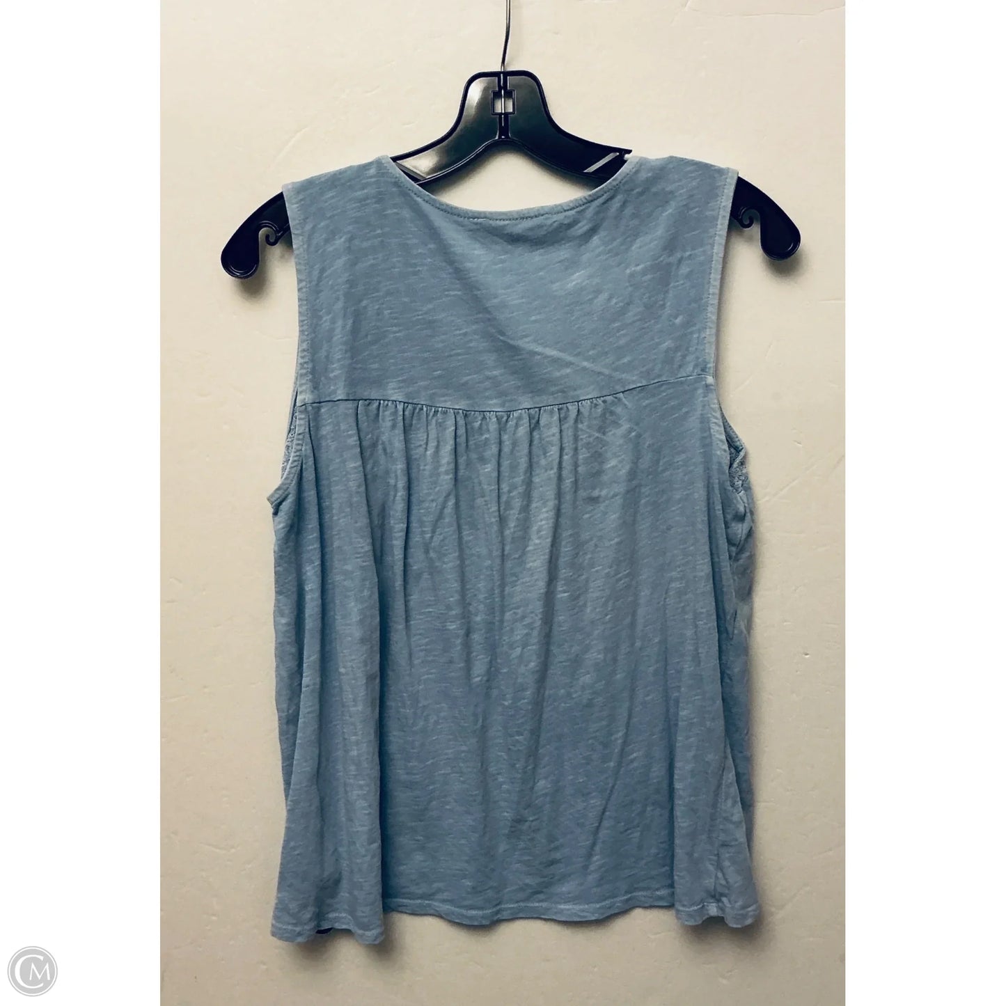 Top Sleeveless By Lucky Brand In Blue, Size: L