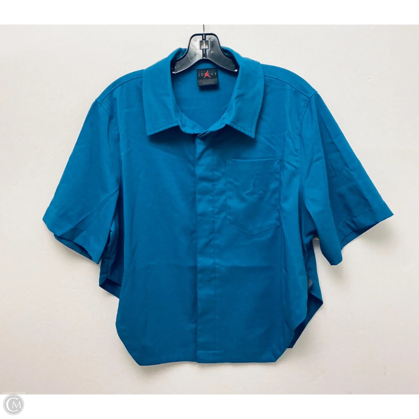 Top Short Sleeve Luxury Designer By Jordan In Blue, Size: L