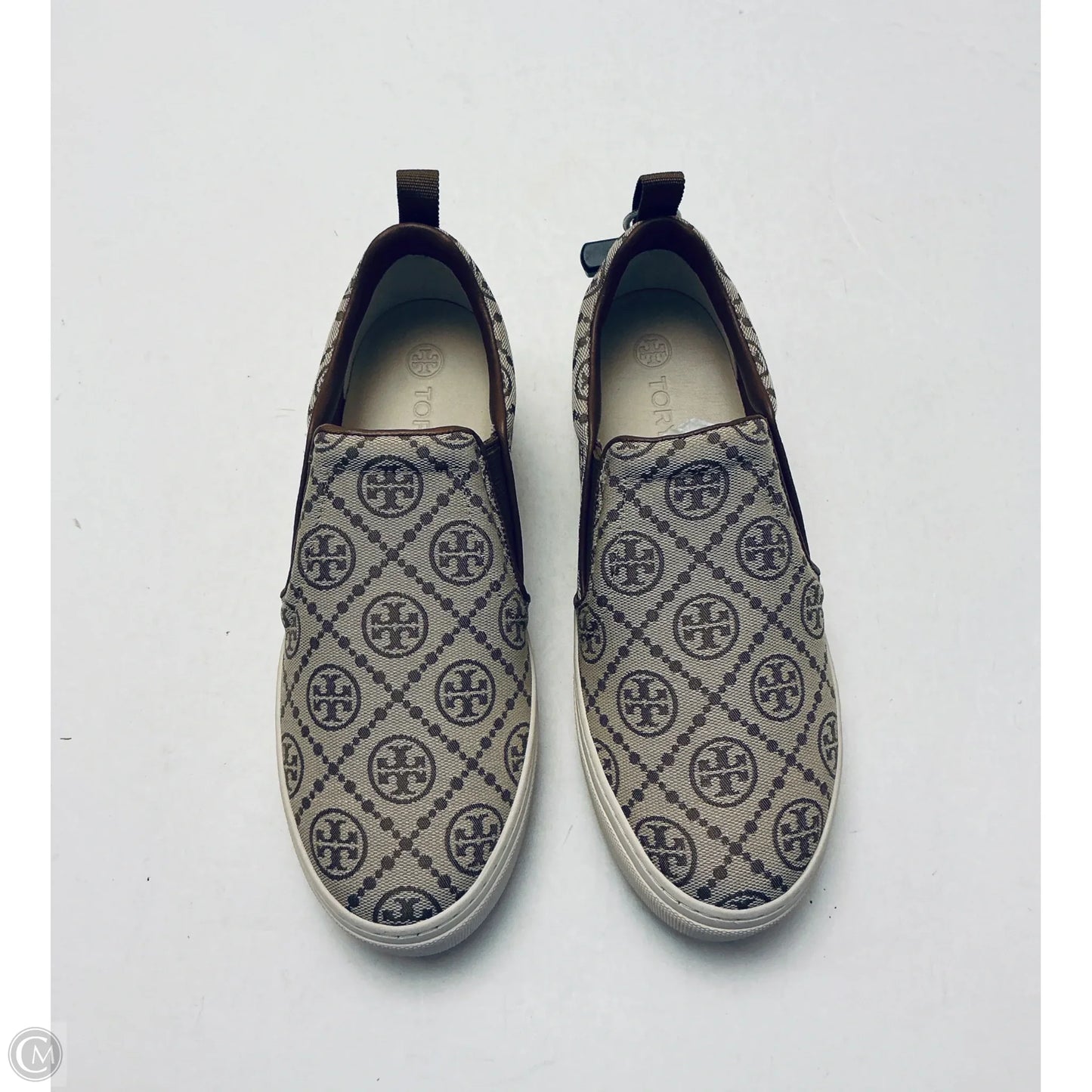 Shoes Designer By Tory Burch In Brown & Tan, Size: 8