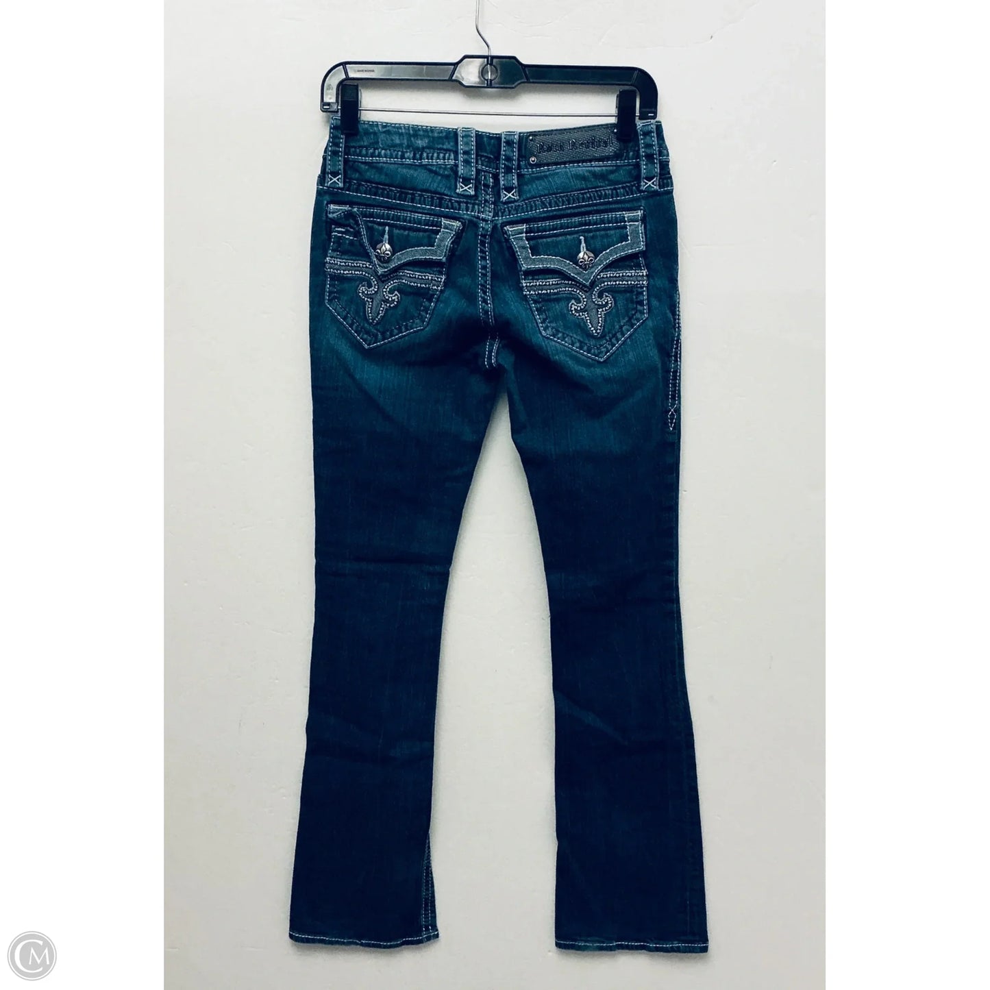 Jeans Boot Cut By Rock Revival In Blue Denim, Size: 2