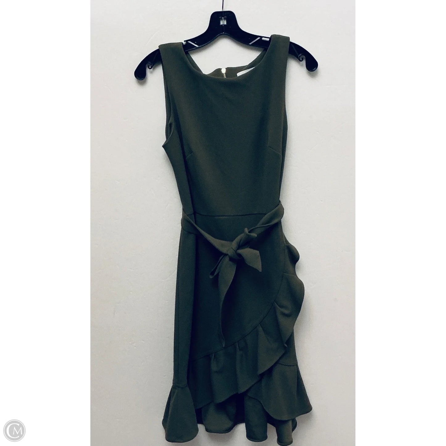 Dress Work By Calvin Klein In Green, Size: M