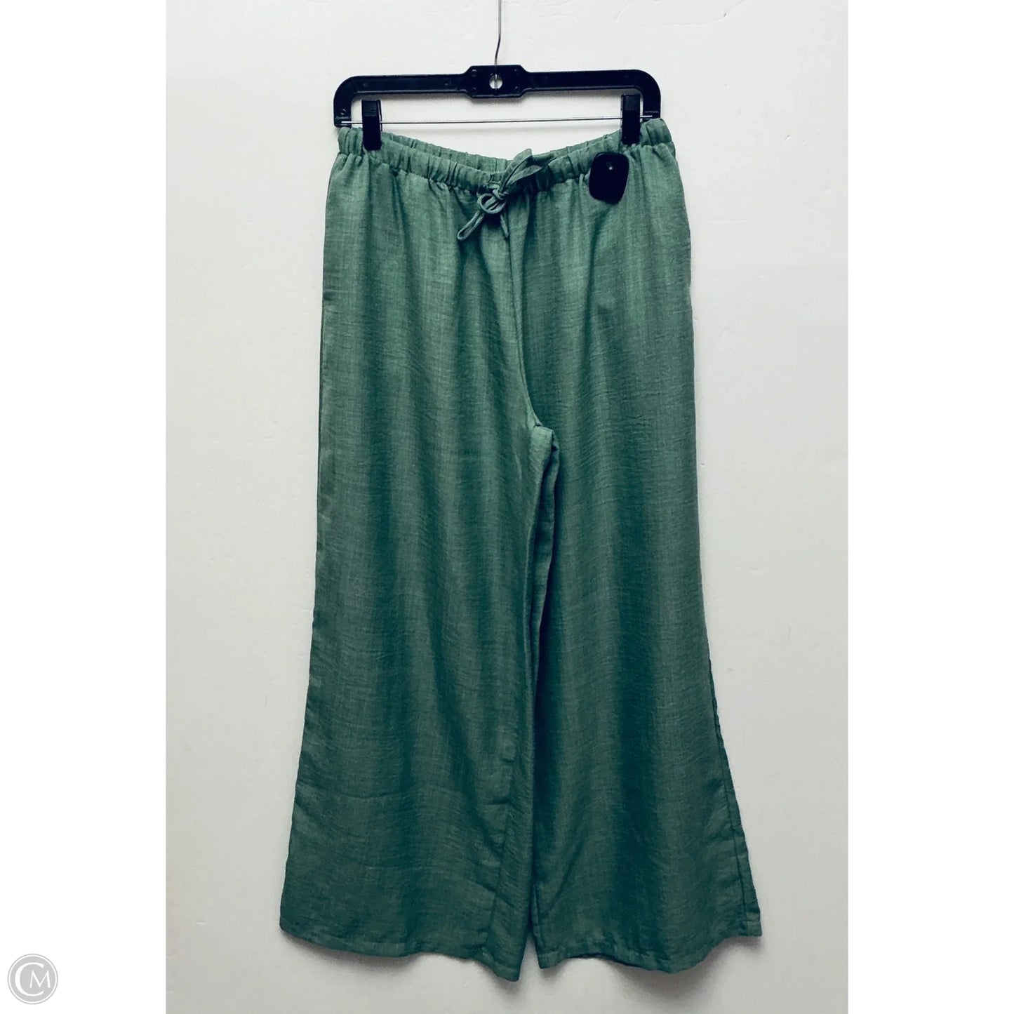 Pants Wide Leg By Clothes Mentor In Green, Size: L