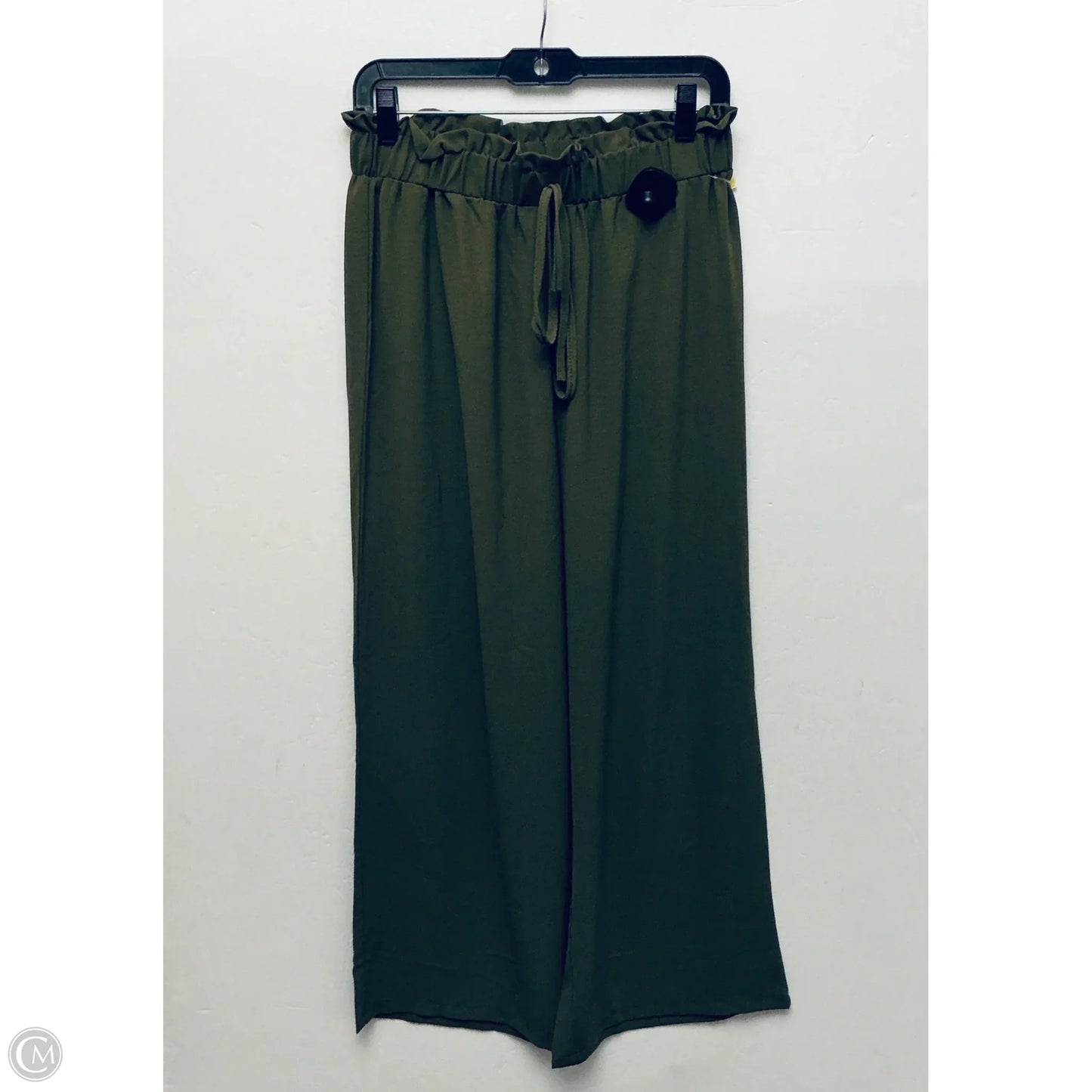 Pants Wide Leg By Clothes Mentor In Green, Size: L