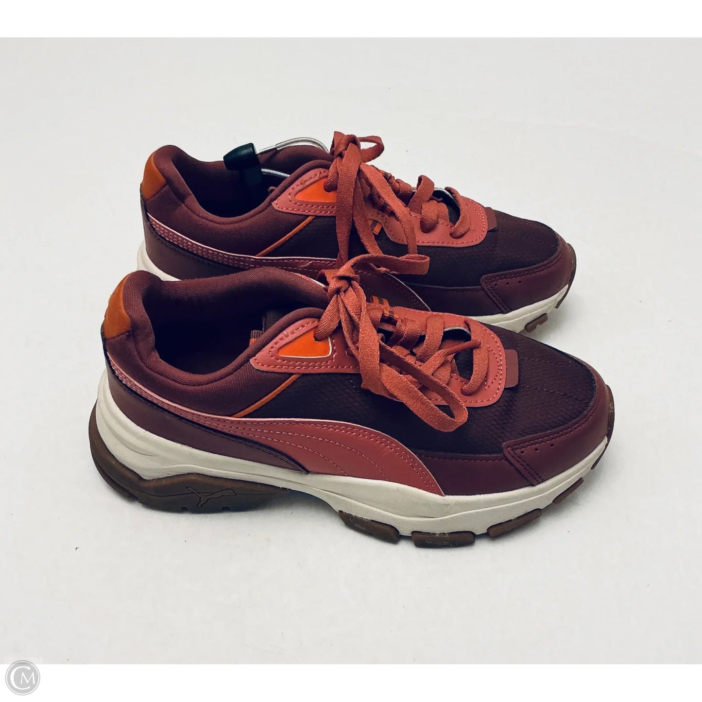 Shoes Sneakers By Puma In Pink & Purple, Size: 6