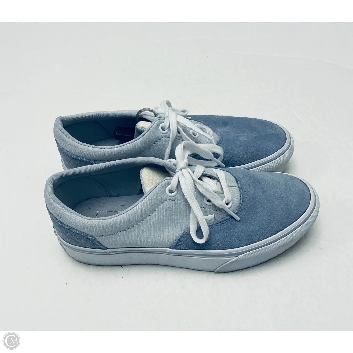 Shoes Flats By Vans In Blue, Size: 6
